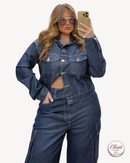 Conjunto Jeans Dark Blue | ClosetPlusSize