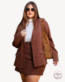 Conjunto Leticia  Blazer + Short saia | ClosetPlusSize