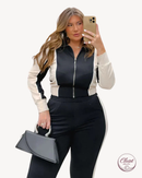 Conjunto Moletinho Bomber | ClosetPlusSize