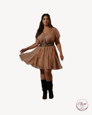 Vestido Olivia Caramelo | ClosetPlusSize
