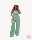 Conjunto Corselet em Renda com Pantalona | ClosetPlusSize