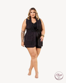 Conjunto Colete e Short Pespontado | ClosetPlusSize