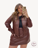 Jaqueta Sabrina Couro | ClosetPlusSize