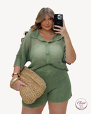 Conjunto Short Liso Reviera | ClosetPlusSize