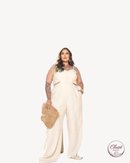 Macacão Antonella Pesponto | ClosetPlusSize
