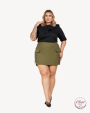 T-shirt Gabrielle Babado | ClosetPlusSize