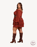 Vestido Elisa Terra Cota | ClosetPlusSize