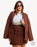 Conjunto Leticia  Blazer + Short saia | ClosetPlusSize