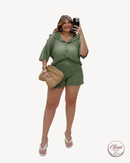 Conjunto Short Liso Reviera | ClosetPlusSize