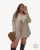 Conjunto Siena Blazer + Short saia | ClosetPlusSize