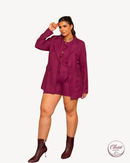 Conjunto Mariza Blazer Colete e Short | ClosetPlusSize