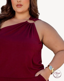 Macacão Larissa Um Ombro | ClosetPlusSize