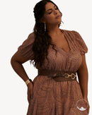 Vestido Olivia Caramelo | ClosetPlusSize