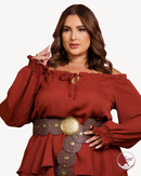 Vestido Elisa Terra Cota | ClosetPlusSize