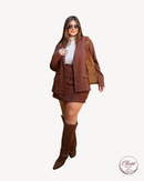 Conjunto Leticia  Blazer + Short saia | ClosetPlusSize