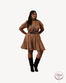 Vestido Olivia Caramelo | ClosetPlusSize