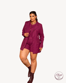 Conjunto Mariza Blazer Colete e Short | ClosetPlusSize