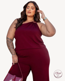 Macacão Larissa Um Ombro | ClosetPlusSize