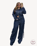 Conjunto Jeans Dark Blue | ClosetPlusSize