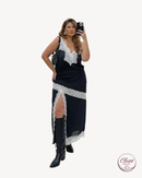 Conjunto Longo Renda Contrast | ClosetPlusSize
