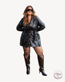 Maxi Blazer Couro | ClosetPlusSize