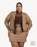 Jaqueta Poliuretano | ClosetPlusSize | ClosetPlusSize