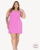 Vestido Aisha sem Manga Lastex  | ClosetPlusSize