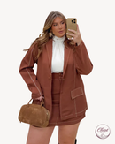Conjunto Leticia  Blazer + Short saia | ClosetPlusSize