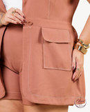 Conjunto Colete e Short Pespontado | ClosetPlusSize