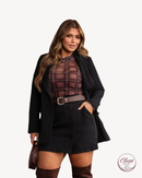 Conjunto Sharon Blazer + Shorts Saia | ClosetPlusSize